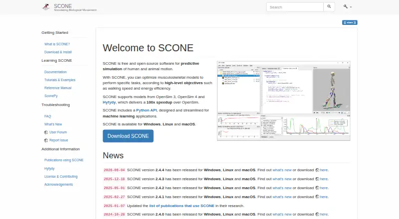 The SCONE homepage
