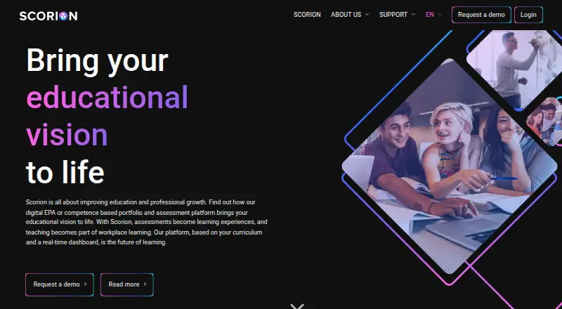 The Scorion homepage