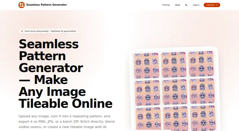 The Seamlessify homepage