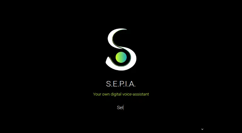 The SEPIA homepage