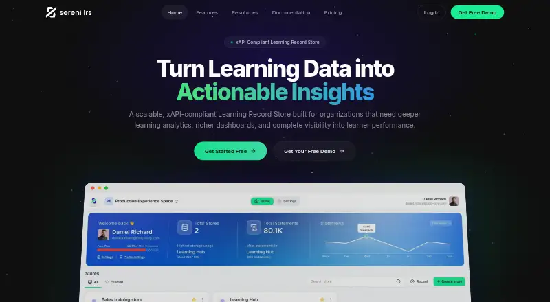 The Sereni LRS homepage