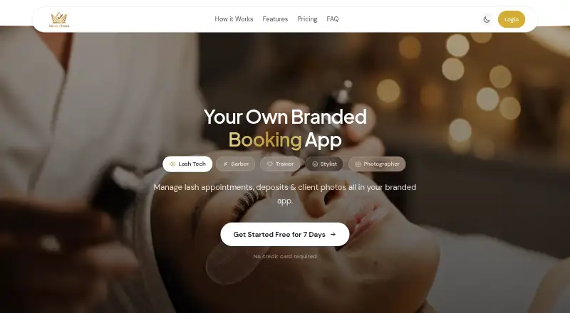 The ServiceTrove homepage
