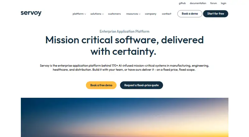 The Servoy homepage