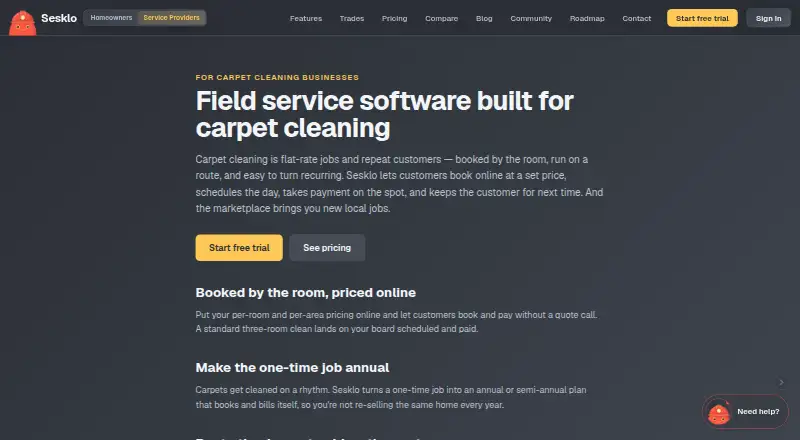 The Sesklo homepage