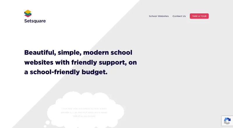 The Setsquare homepage