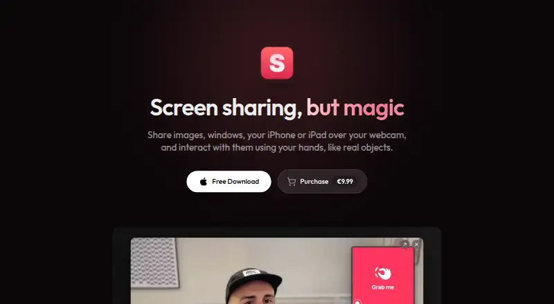 The Shacam homepage