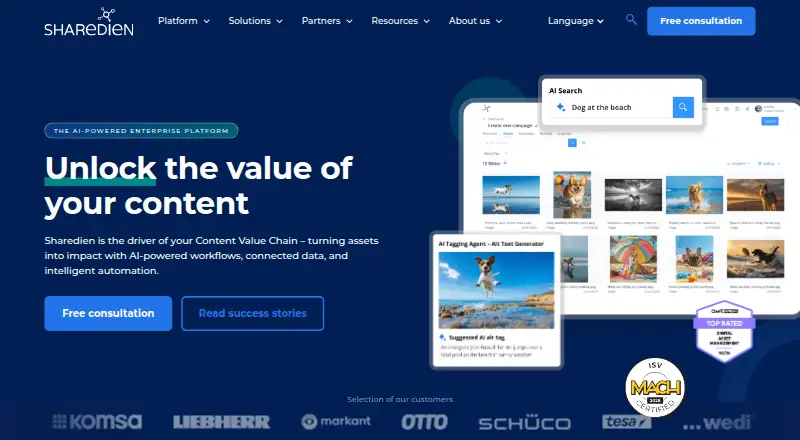 The Sharedien homepage
