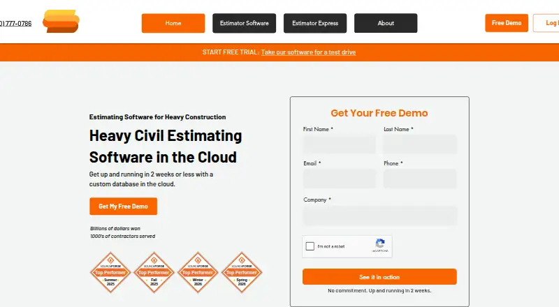 The SharpeSoft Estimator homepage