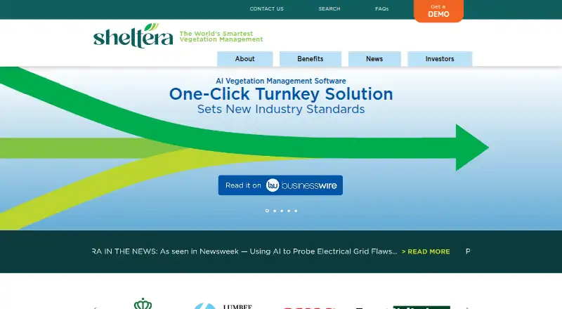 The Sheltera homepage