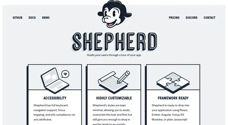 The Shepherd homepage