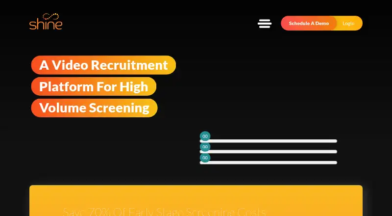 The Shine Interview homepage