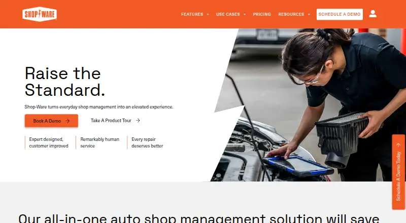 The Shop-Ware homepage