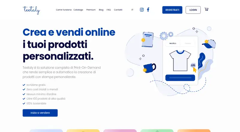 The Teetaly homepage