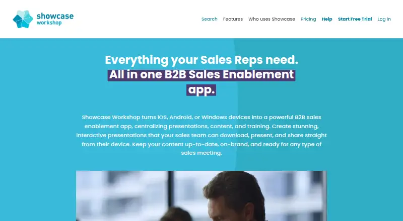 The Showcase Workshop homepage