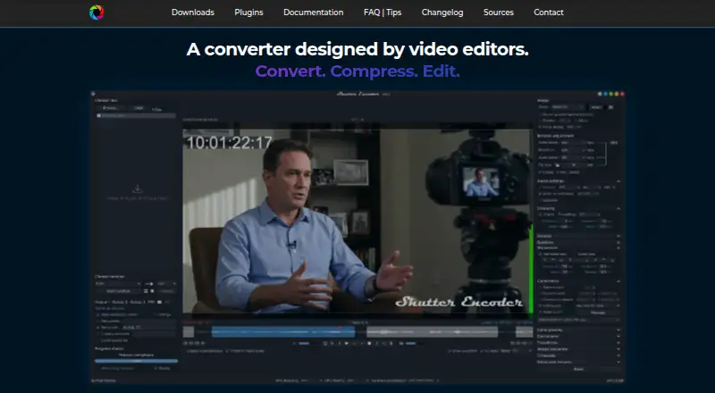The Shutter Encoder homepage