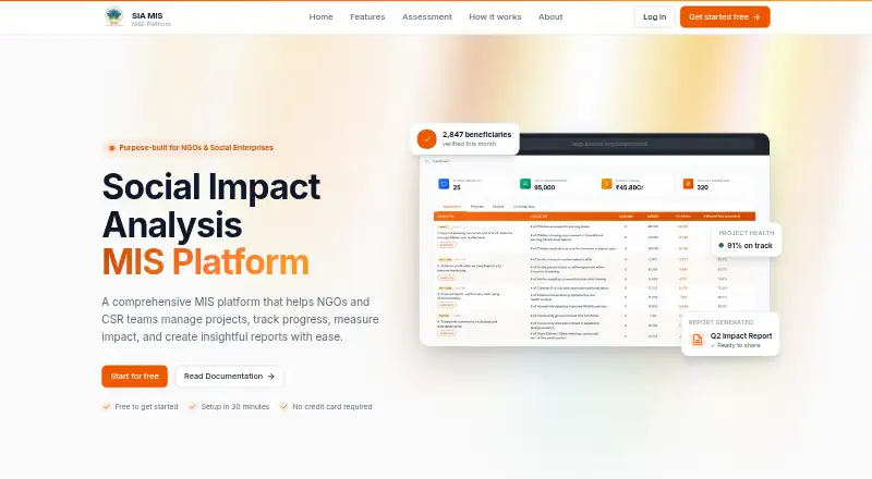 The SIA MIS homepage