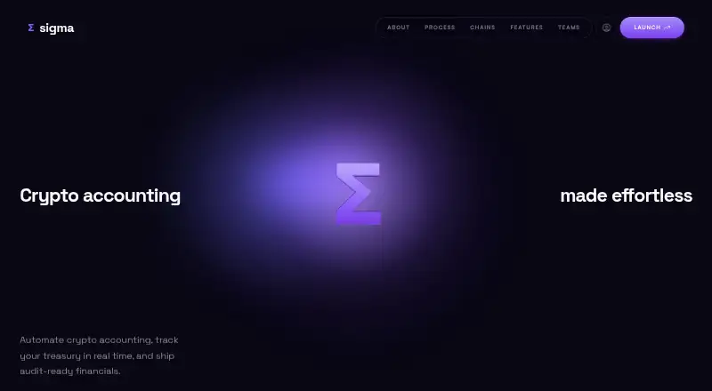 The Sigma homepage