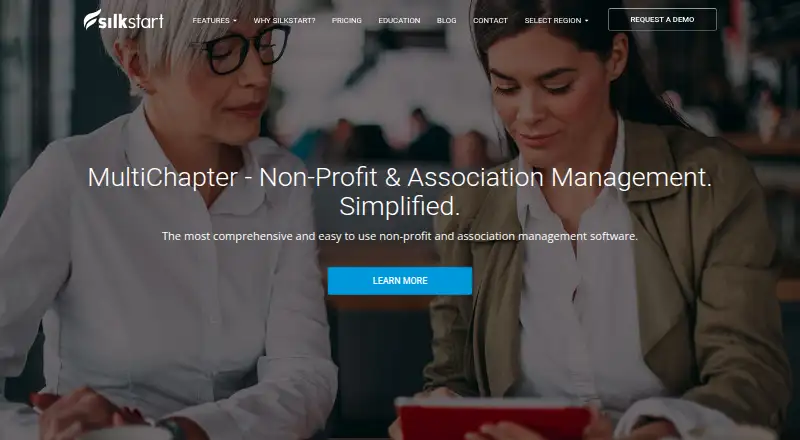The SilkStart homepage