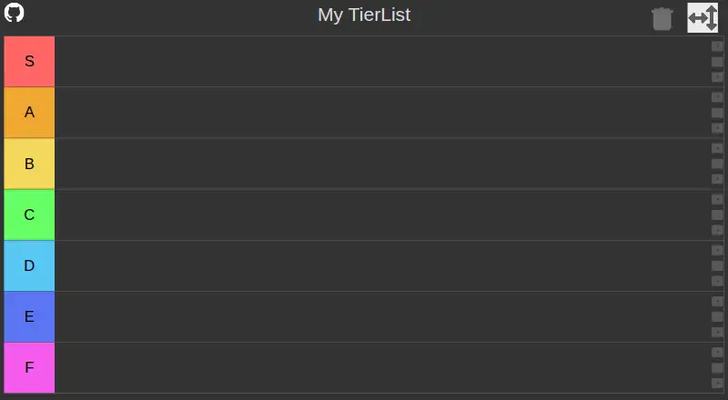 The Tiers homepage