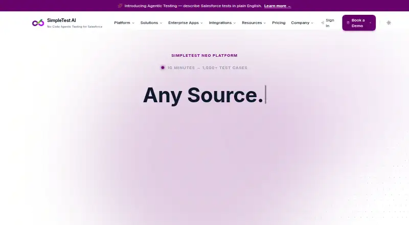 The SimpleTest homepage