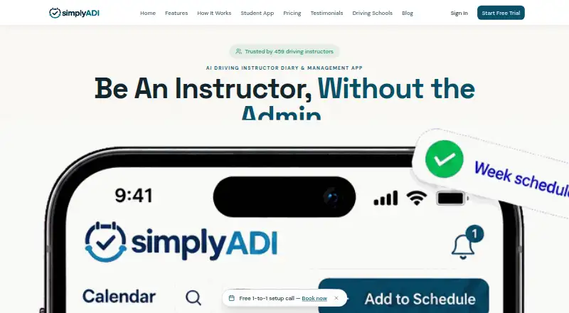 The simplyADI homepage