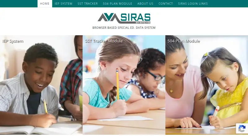 The SIRAS homepage