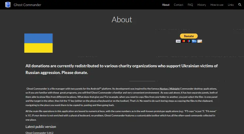 The Ghost Commander homepage