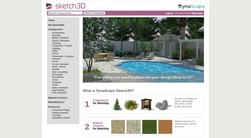 The DynaScape Sketch3D homepage