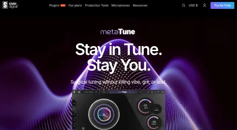 The MetaTune homepage
