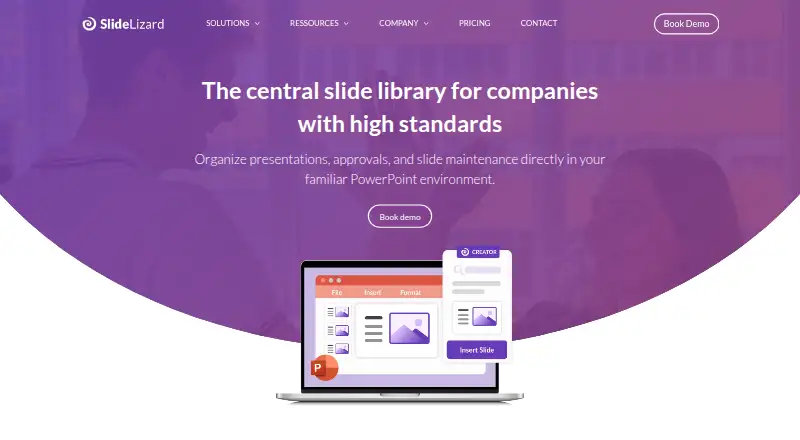 The SlideLizard CREATOR homepage