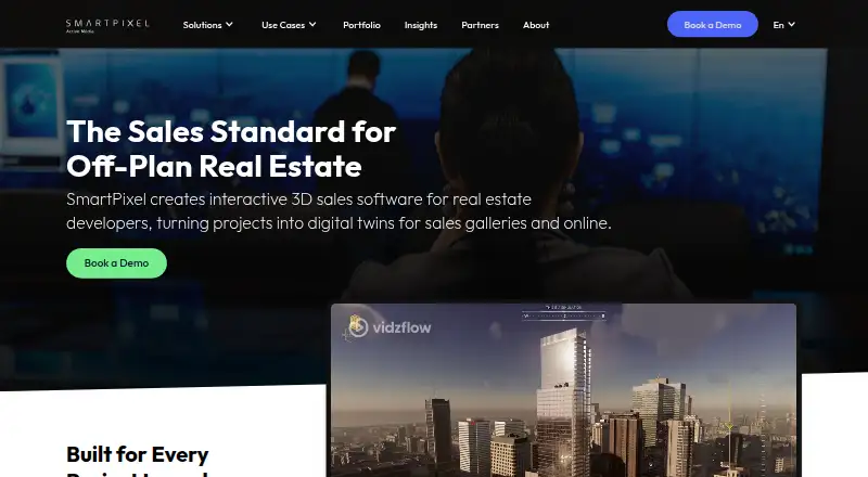 The SmartPixel homepage