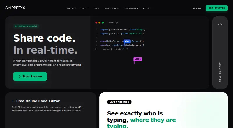 The SnIPPETsX homepage