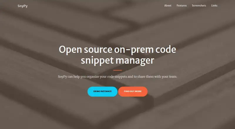 The SnyPy homepage