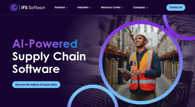 The Softeon Freight Audit + Payment homepage