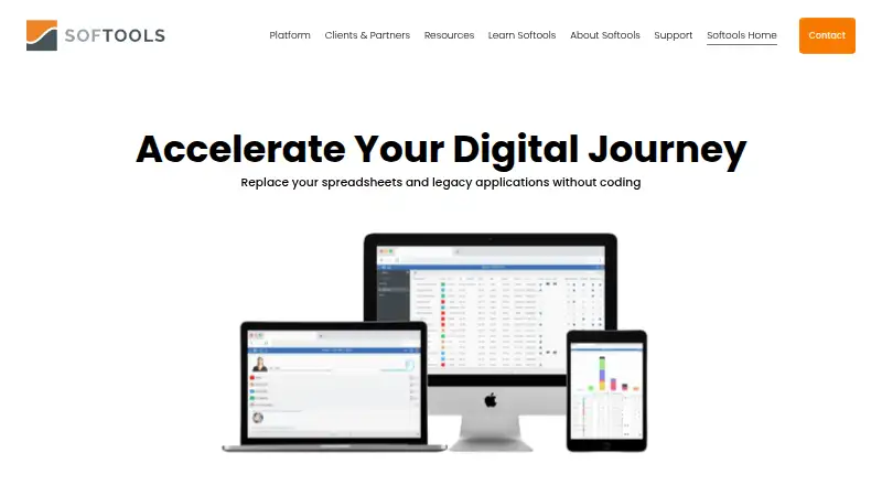 The Softools homepage