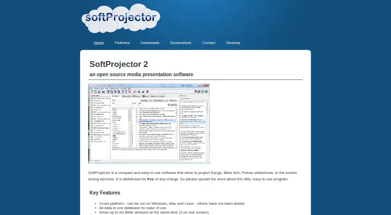The SoftProjector homepage