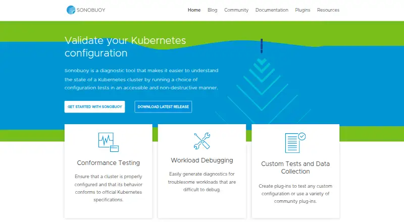 The Sonobuoy homepage