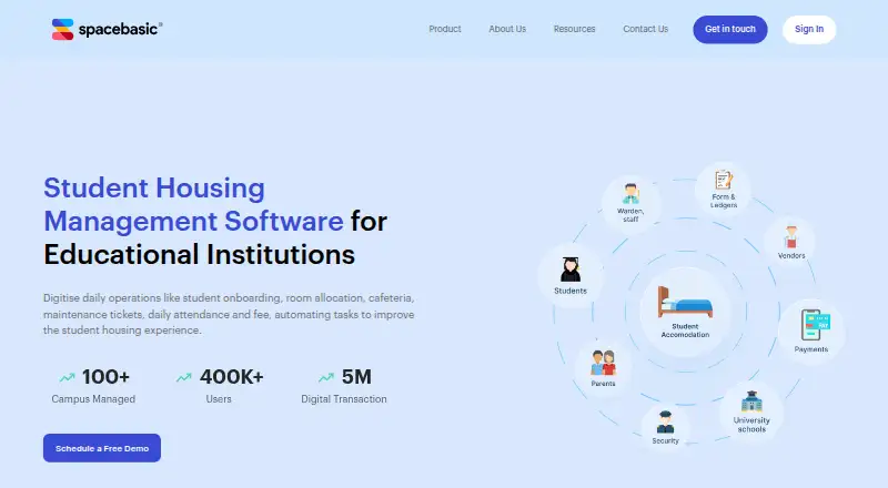The SpaceBasic homepage