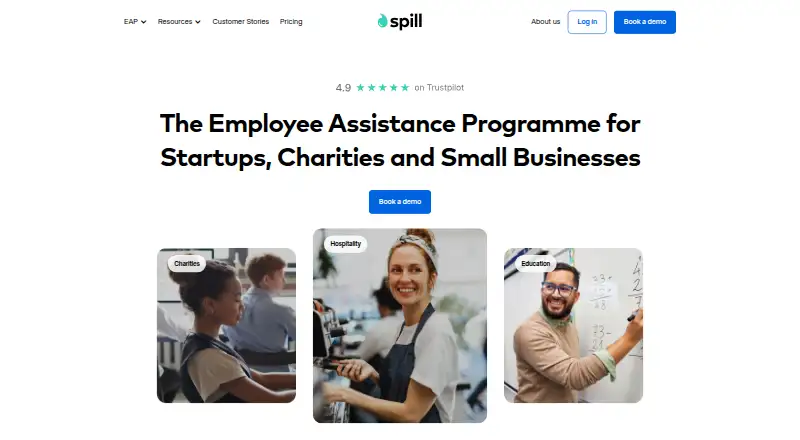 The Spill homepage