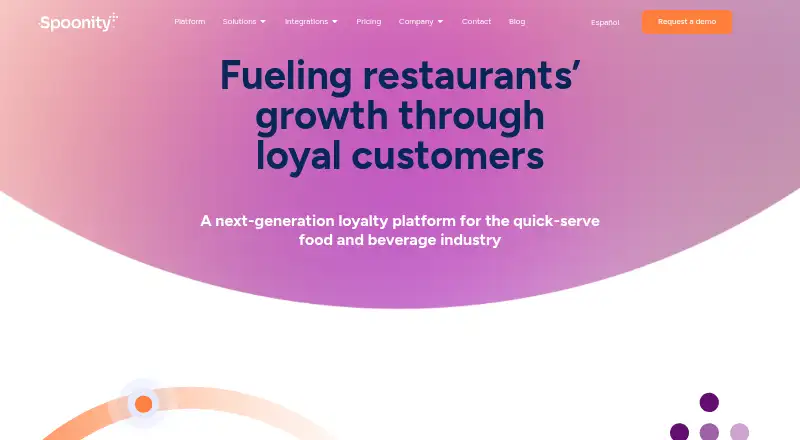 The Spoonity homepage