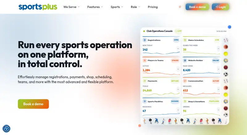 The SportsPlus homepage