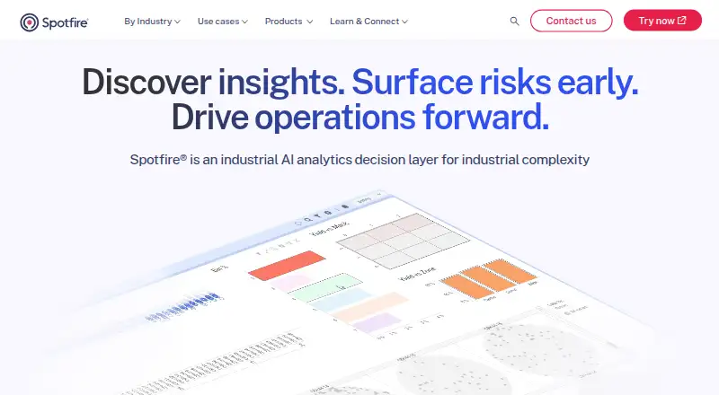 The TIBCO Spotfire homepage