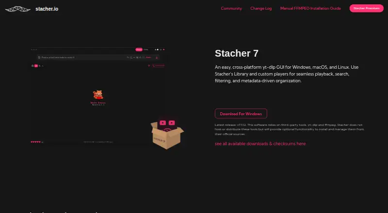 The Stacher homepage