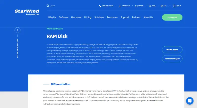 The StarWind RAM Disk homepage