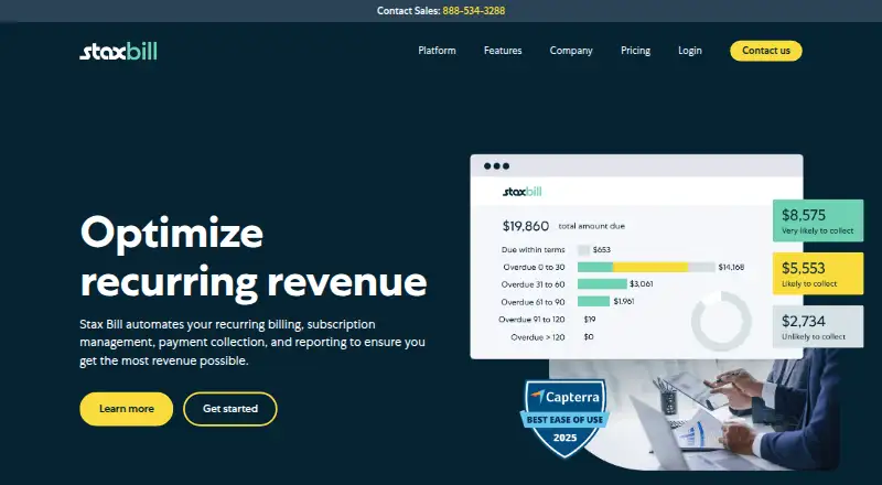 The Stax Bill homepage