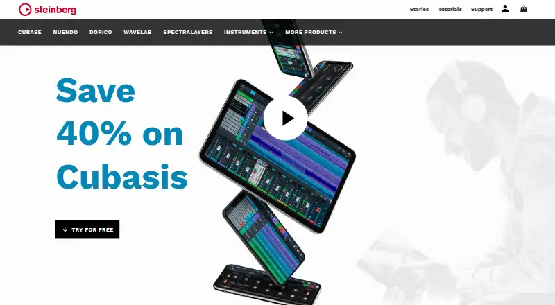 The Cubasis homepage