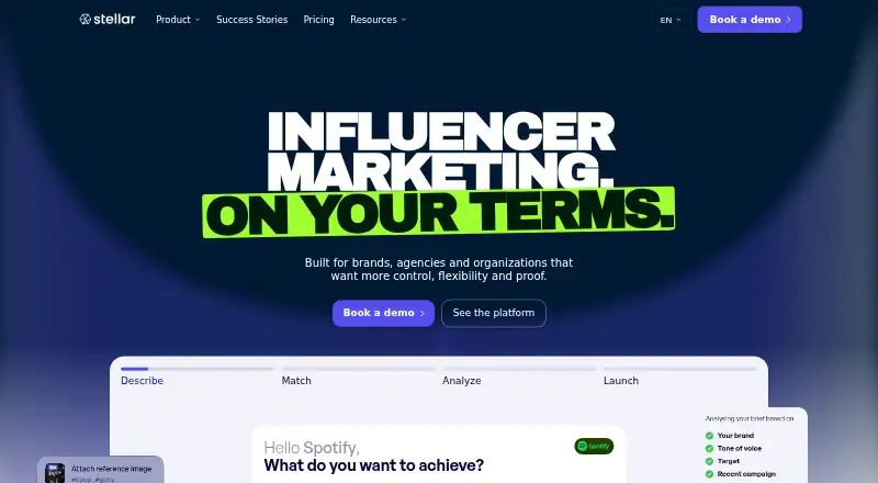 The Stellar homepage