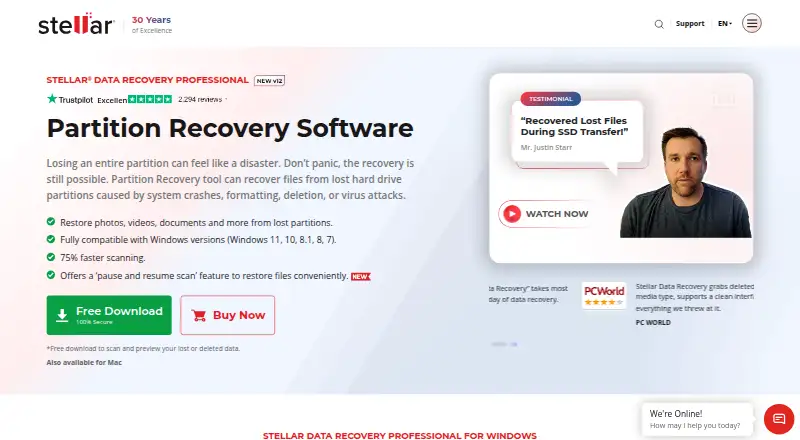 The Stellar Partition Recovery homepage
