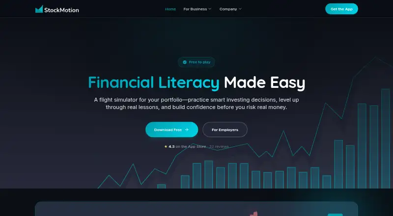 The StockMotion homepage