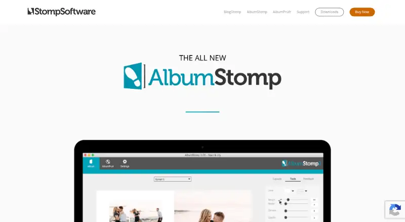 The AlbumStomp homepage